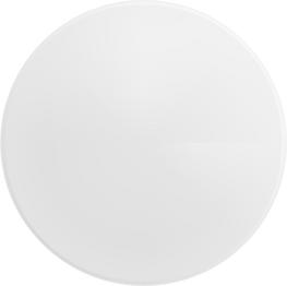 White Round Sticker Cutout